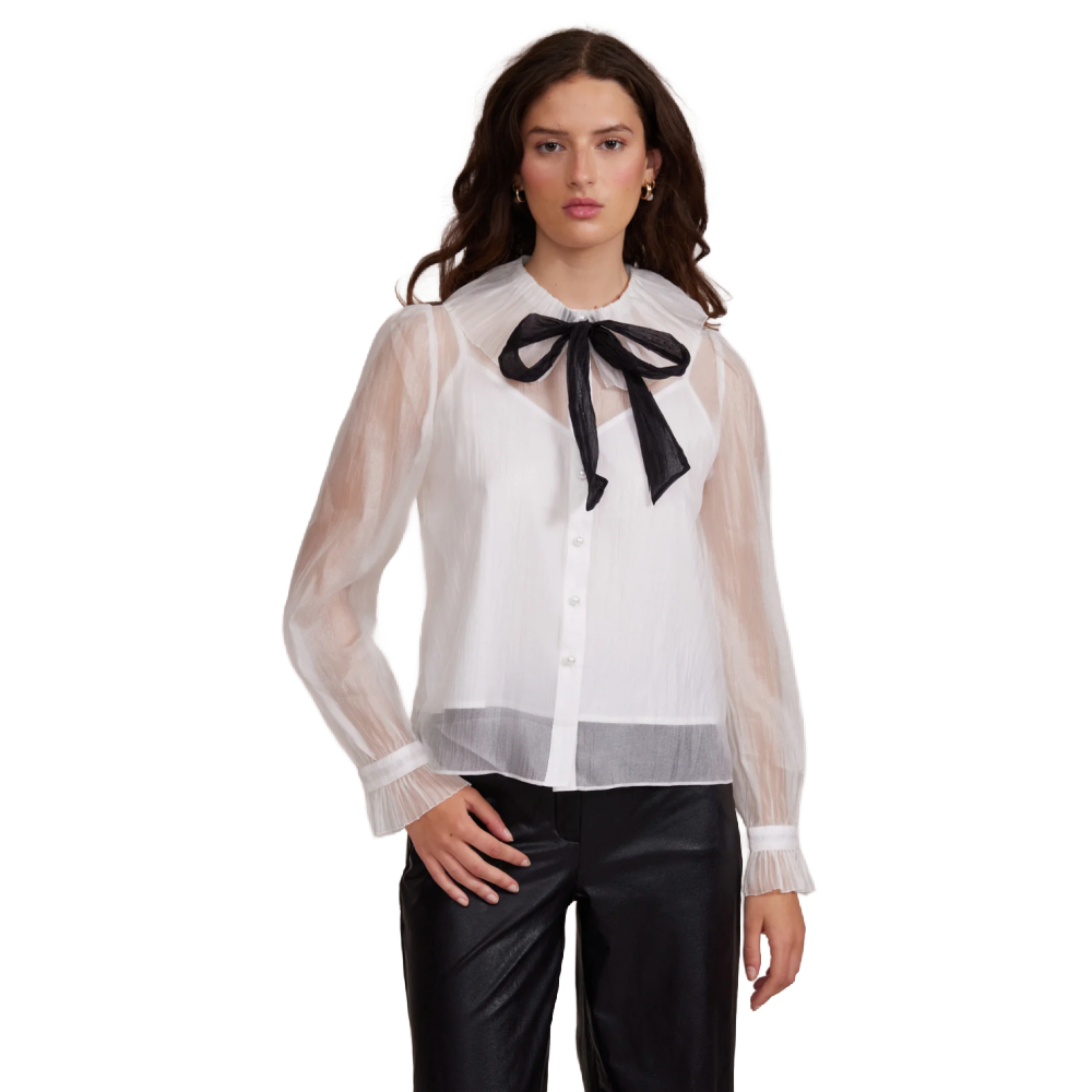 GARANCE BUTTON DOWN WHITE