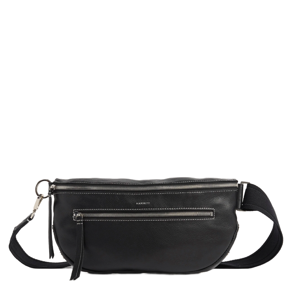 CHARLES CROSSBODY LRG BLACK SILVER