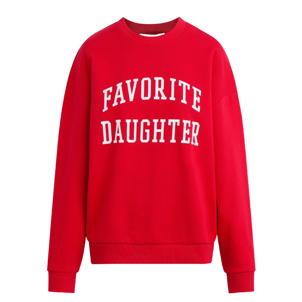 COLLEGIATE SWEATSHIRT RED