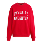 COLLEGIATE SWEATSHIRT RED