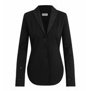 THE CLARA CINCHED BLAZER BLACK