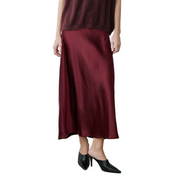 ARI MIDI SKIRT BURGUNDY