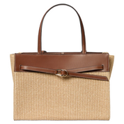 AIDAN NATURAL STRAW WORK TOTE