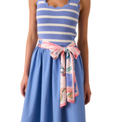 TWILLIE SCARF PINK BLUE