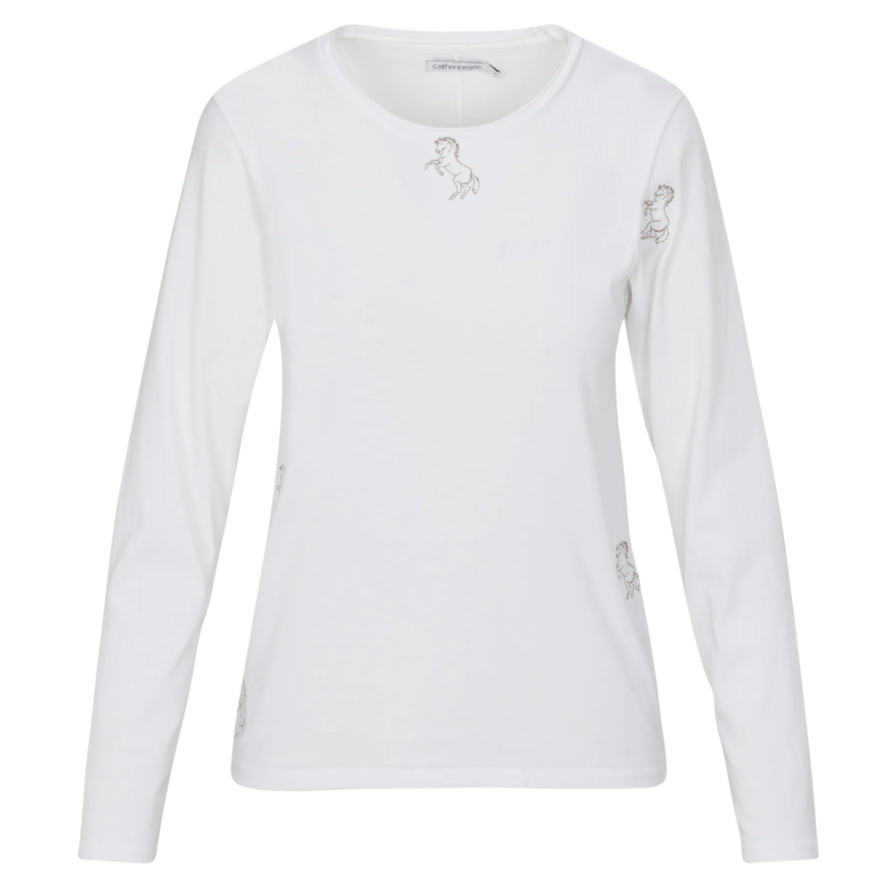 HORSE LONG SLEEVE WHITE