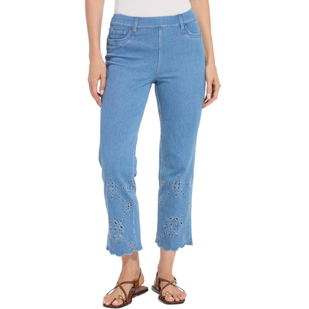 BILLIE EYELET DENIM