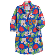 MARY BRIGHT BLUE FLORAL