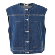VICTORY VEST DENIM
