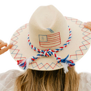 WHITE PALMS USA FLAG
