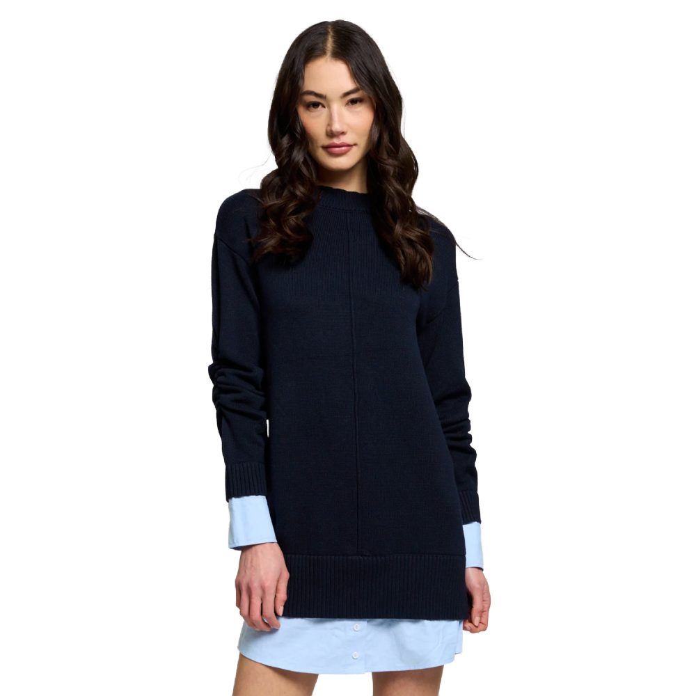 COEN TWOFER MOCKNECK NAVY