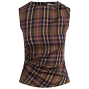 THE MEG CAMEL PLAID