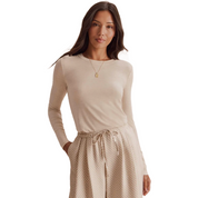 BAMBOO TEE WHEAT HEATHER