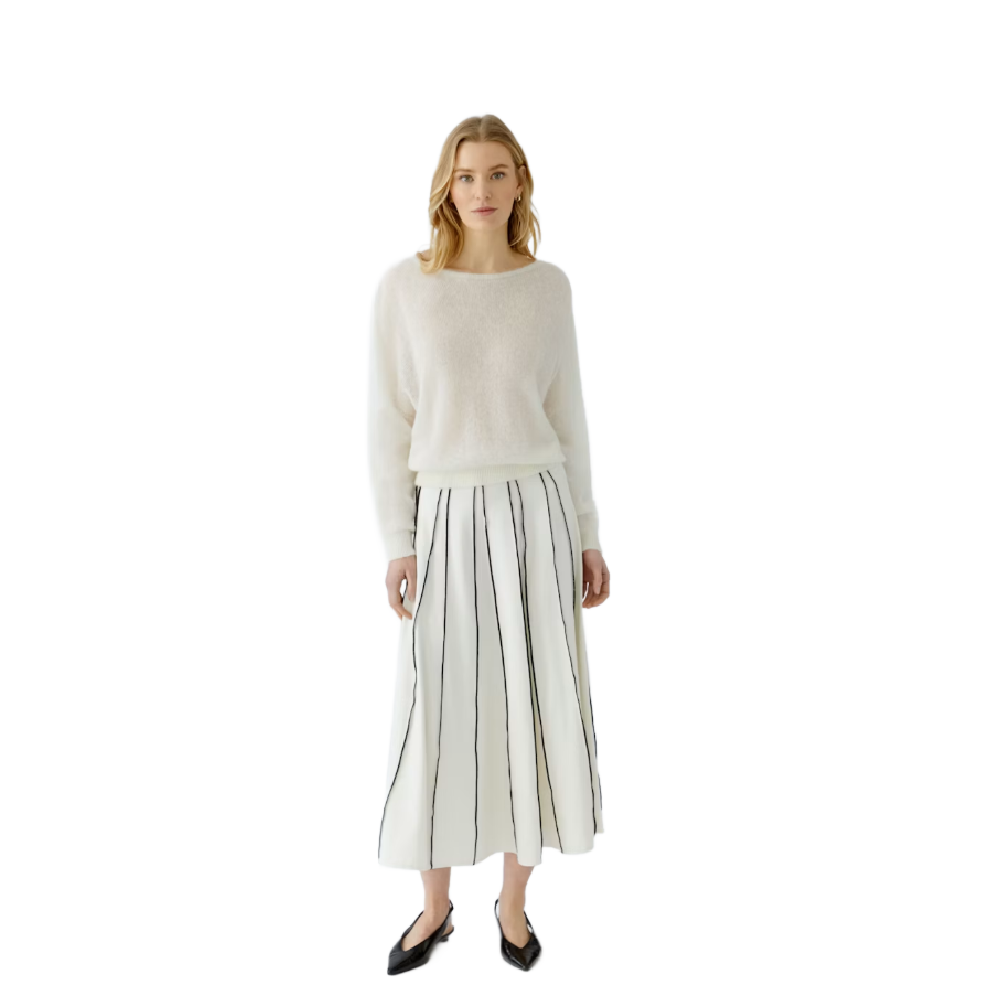 MIDI SKIRT CREAM