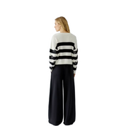 PULLOVER WHITE BLACK