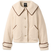 NIKIA COLLARED JACKET CREAM