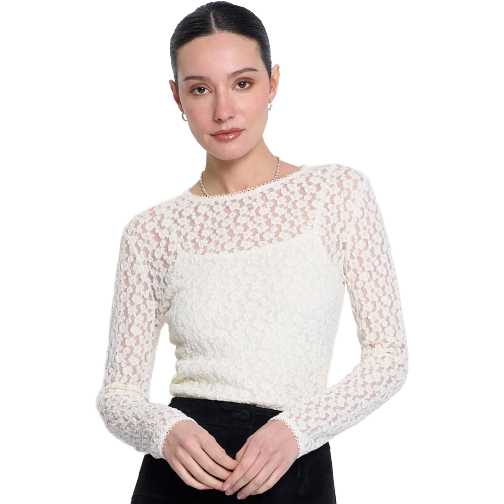 SCARLET LACE CREAM