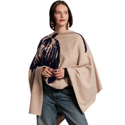 GINNY WRAP CAMEL CHRYSANTHEMUM