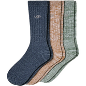 MEN'S TREY RIB KNIT 3 PACK BLUE GREEN