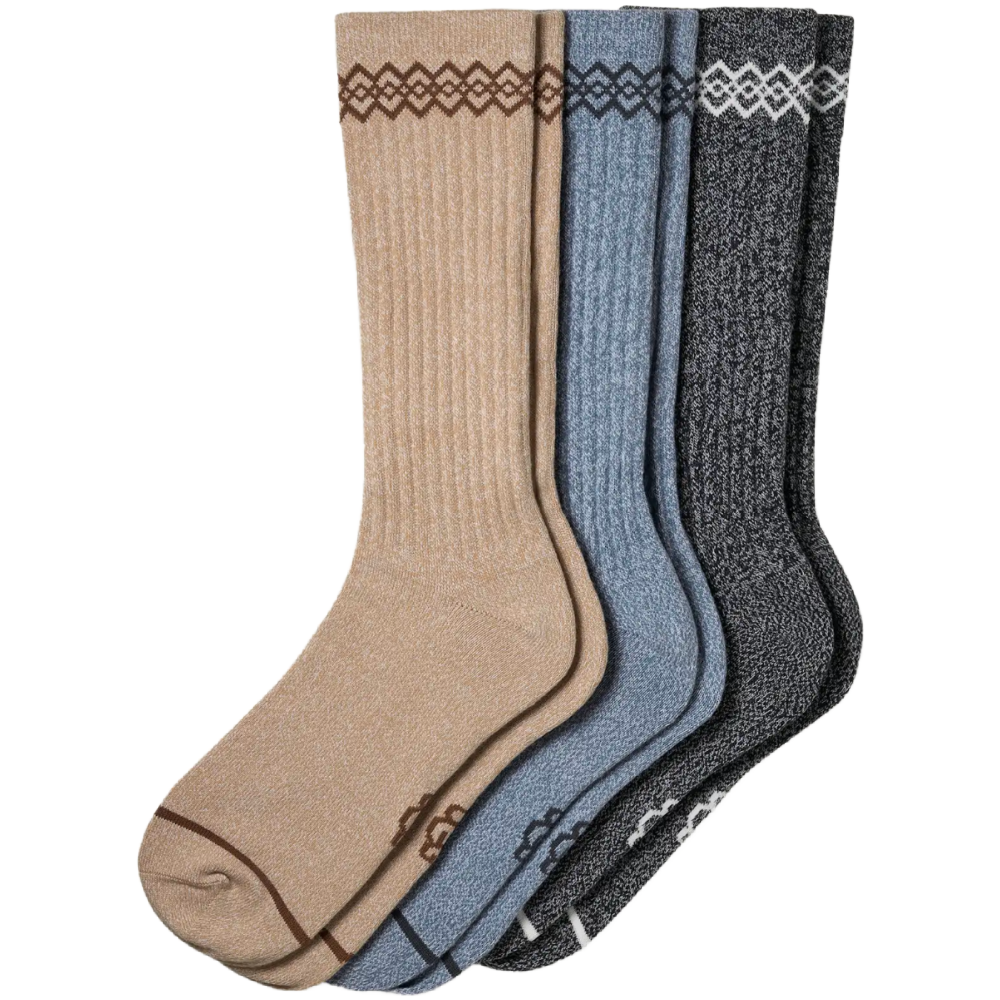 MEN'S TASMAN SOCK 3 PACK TAHOE BLUE SAND