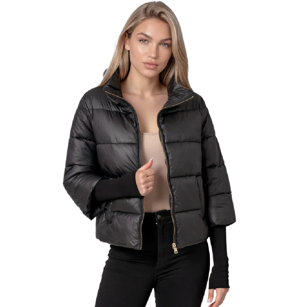 SAMANTHA PUFFER BLACK