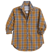 EILEEN GOLD & BLUE LARGE PLAID