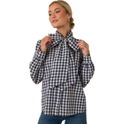 PARKER NAVY CHECKER