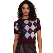 BRIA ARGYLE BURGUNDY