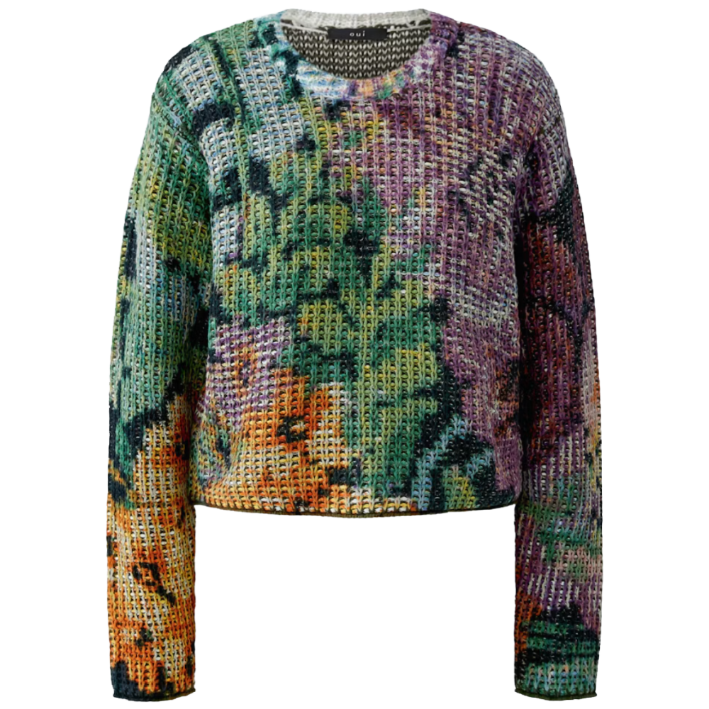 SWEATER LILAC YELLOW