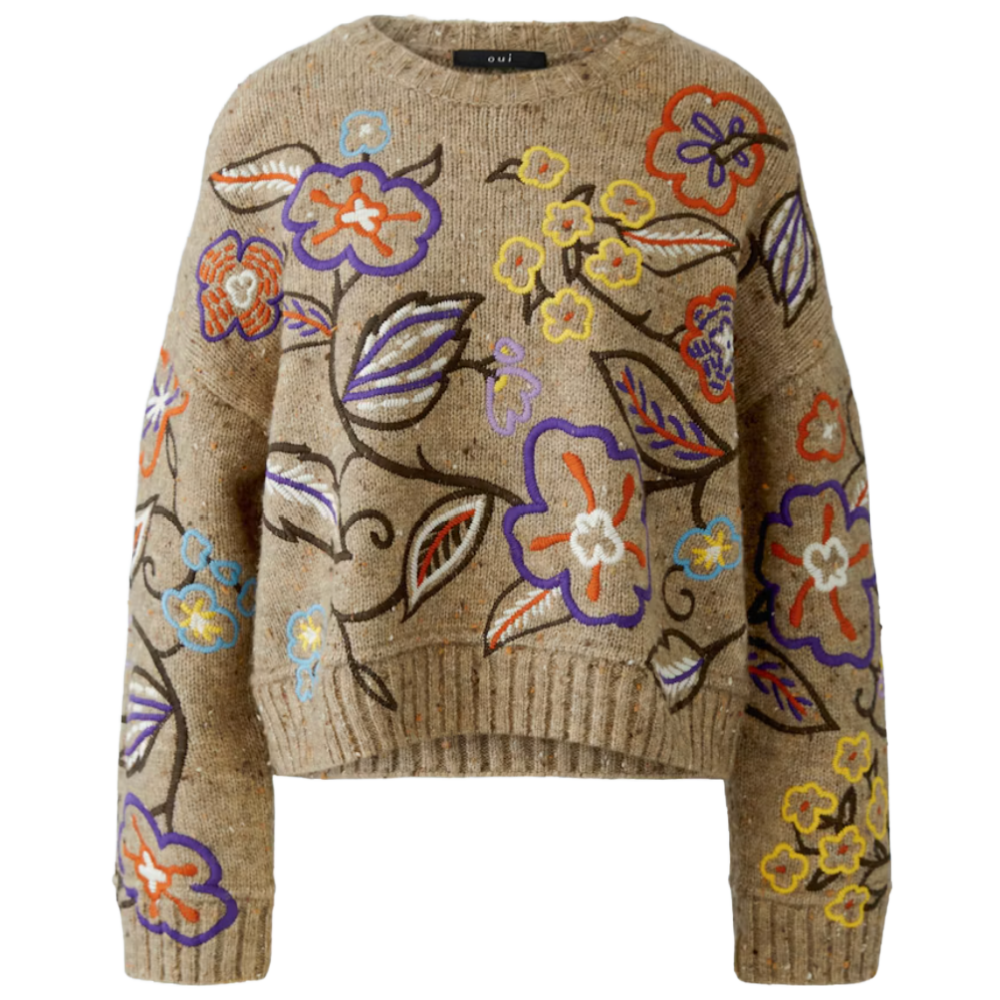 SWEATER CAMEL VIOLET