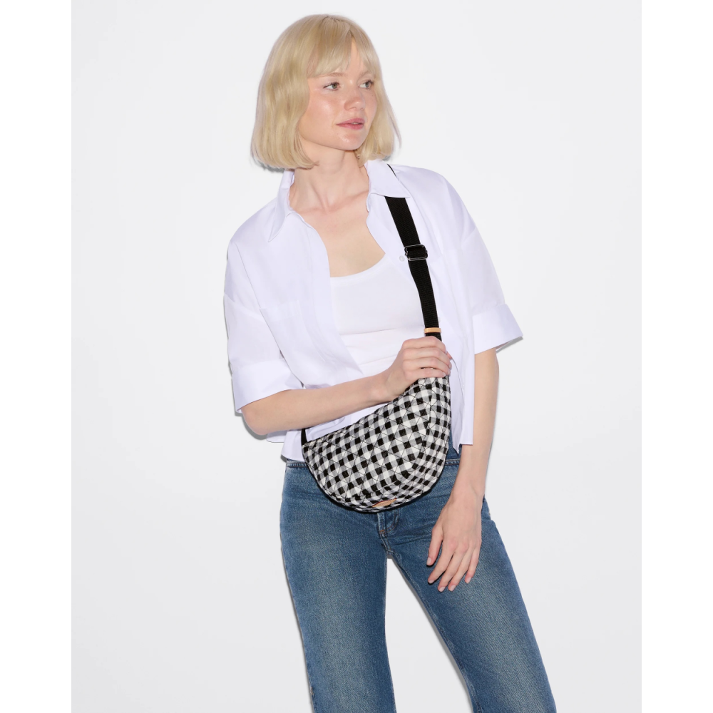 SMALL METRO SMILE BLACK GINGHAM