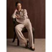 WIDE LEG PANT MUSHROOM