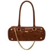 MEREDITH SMALL SIENNA FLORA/BRUSHED GOLD