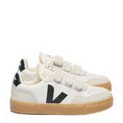 V-90 LEATHER WHT/BLK/NAT