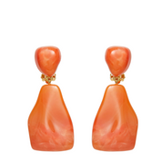 WILMA DROP EARRINGS APRICOT