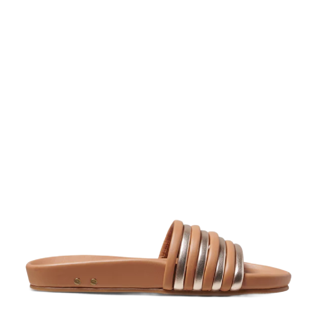 HOOPOE LEATHER SLIDE GOLD