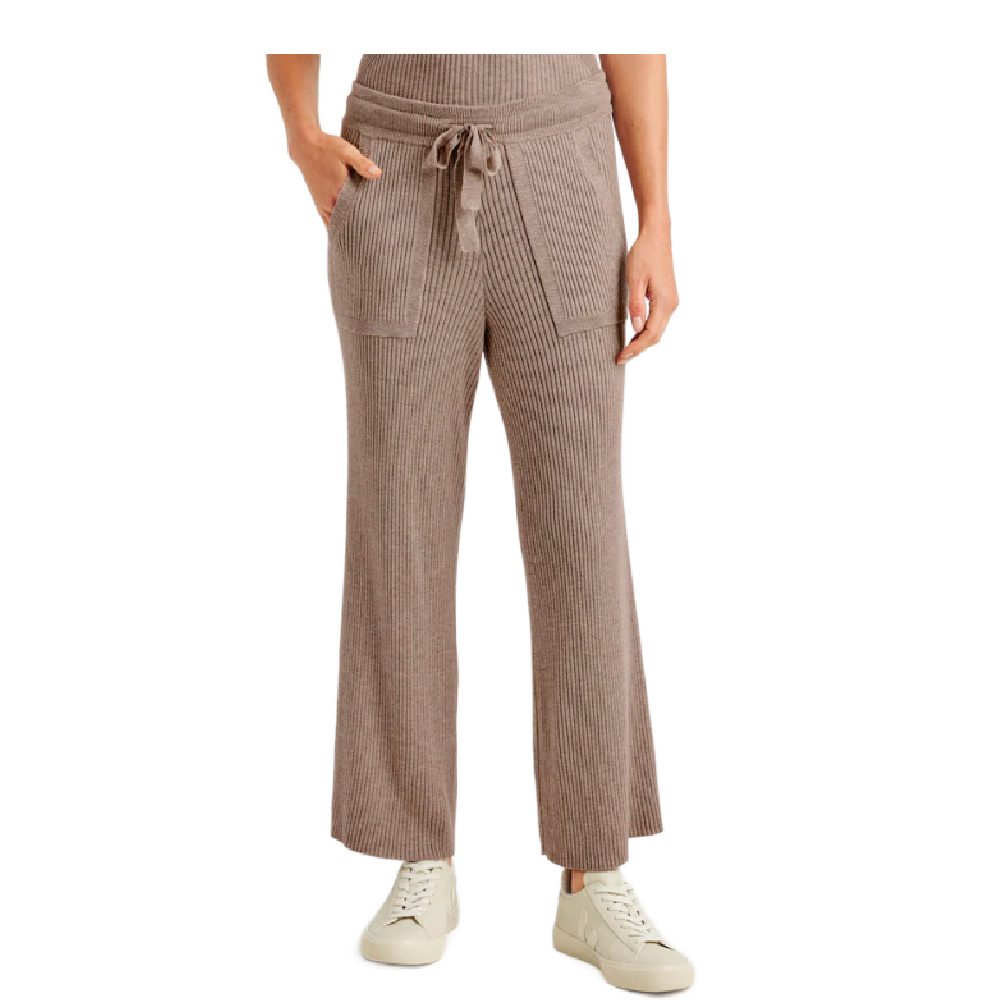 GEORGIE RIB PANT TAUPE