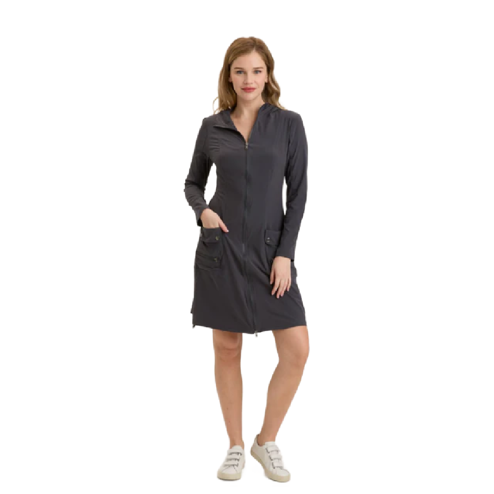 ACTIVE RUFINO DRESS CHARCOAL