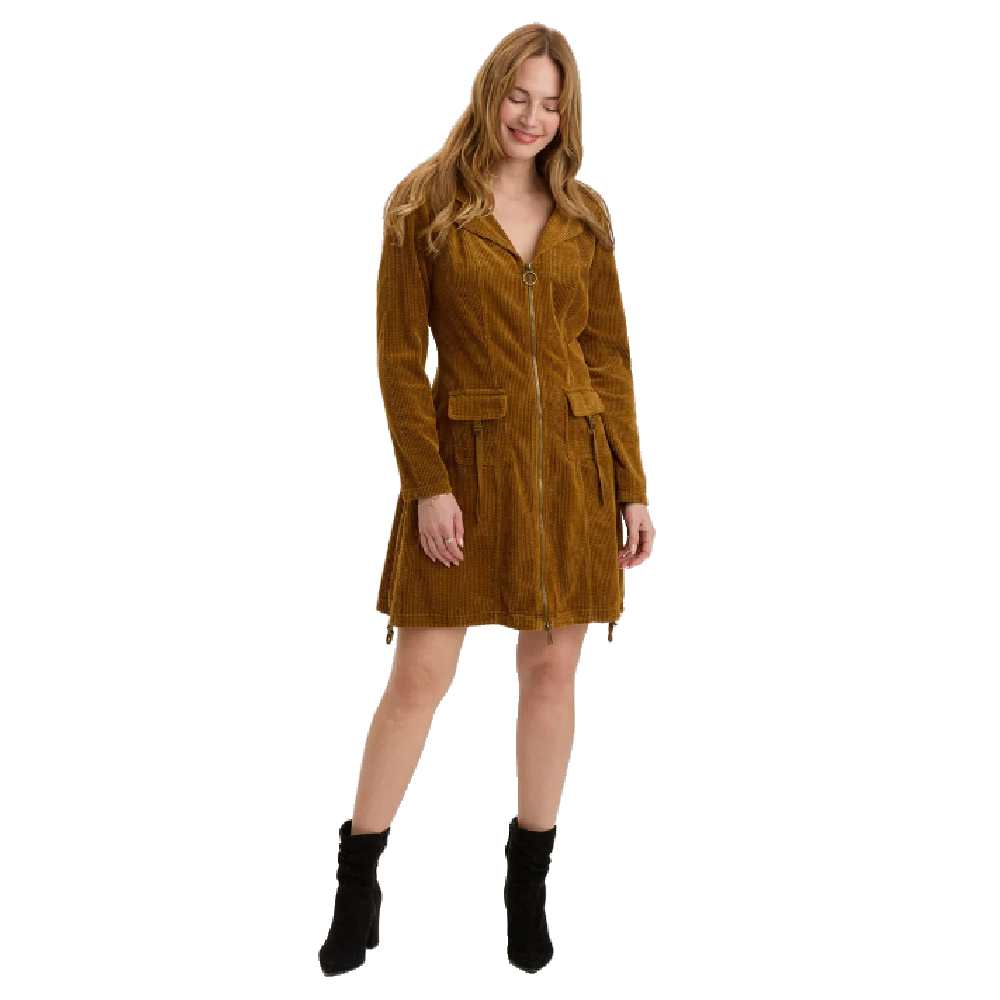 NAJA JACKET DRESS GINGERBREAD