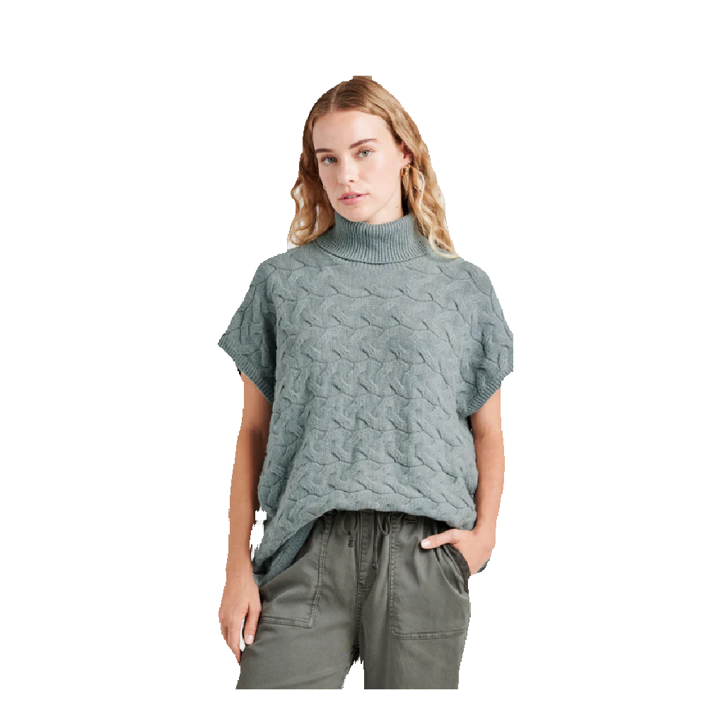 LILIANA TURTLENECK SWEATER TEAL