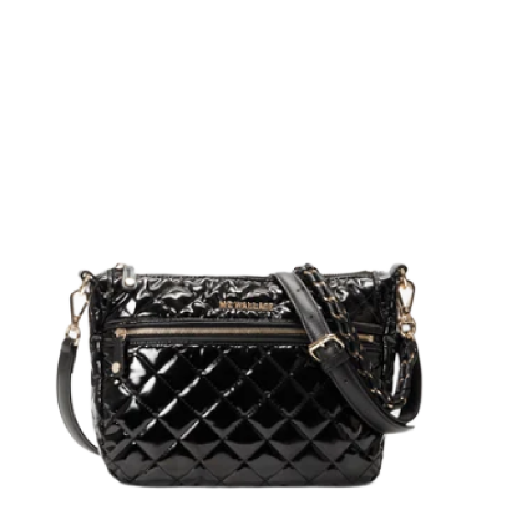 CROSBY ELLA CROSSBODY BLACK LACQUER