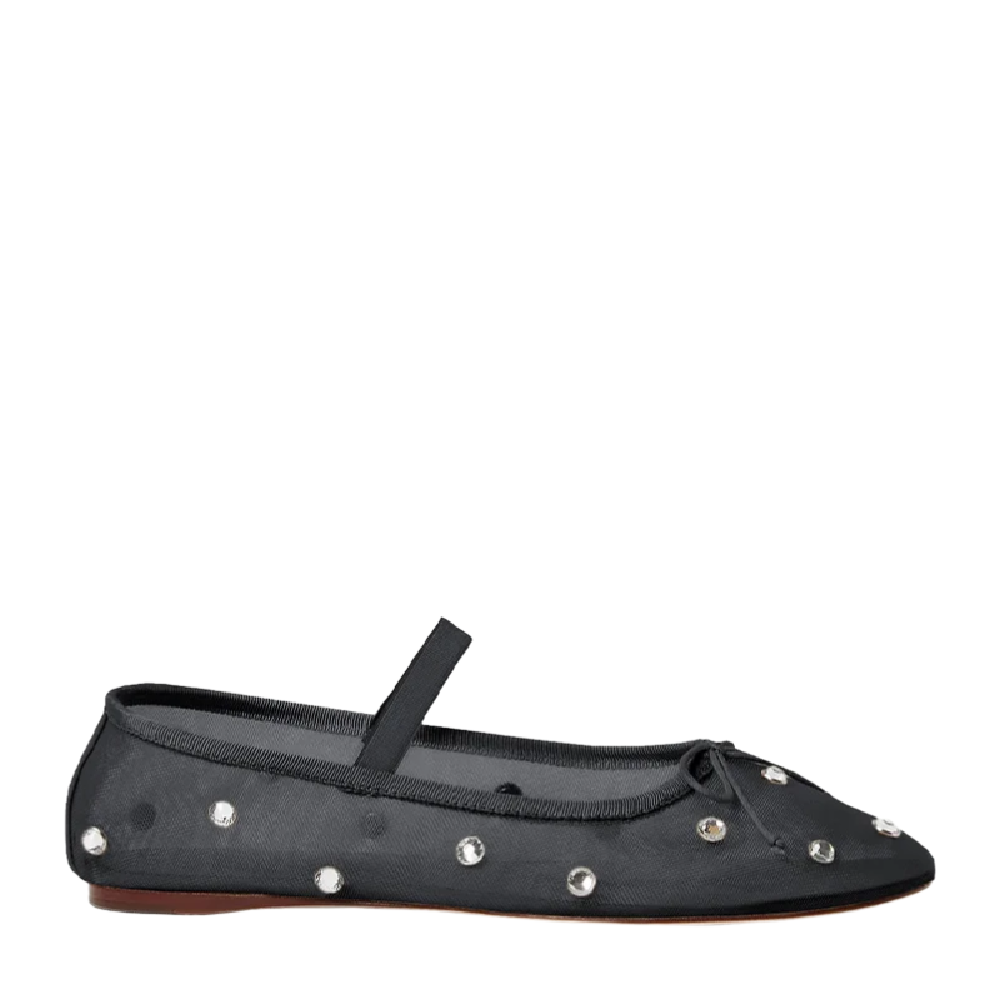 LEONIE BALLET FLAT BLACK