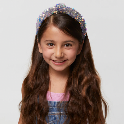ORCHID KIDS SEQUIN KNOTTED HEADBAND