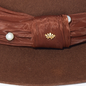 WALNUT FARRAH WOOL RANCHER HAT