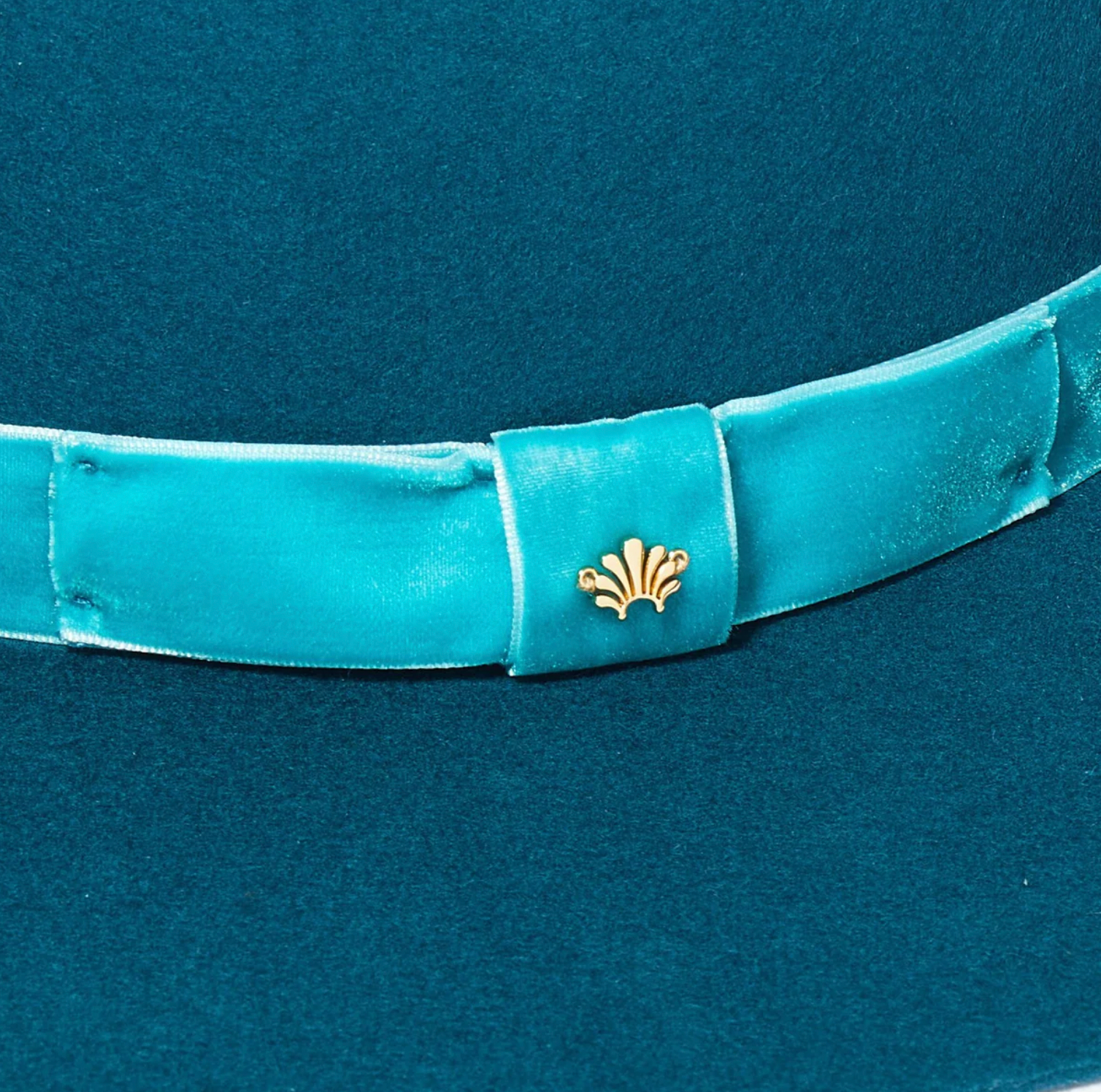 TEAL MICHELLE WOOL HAT