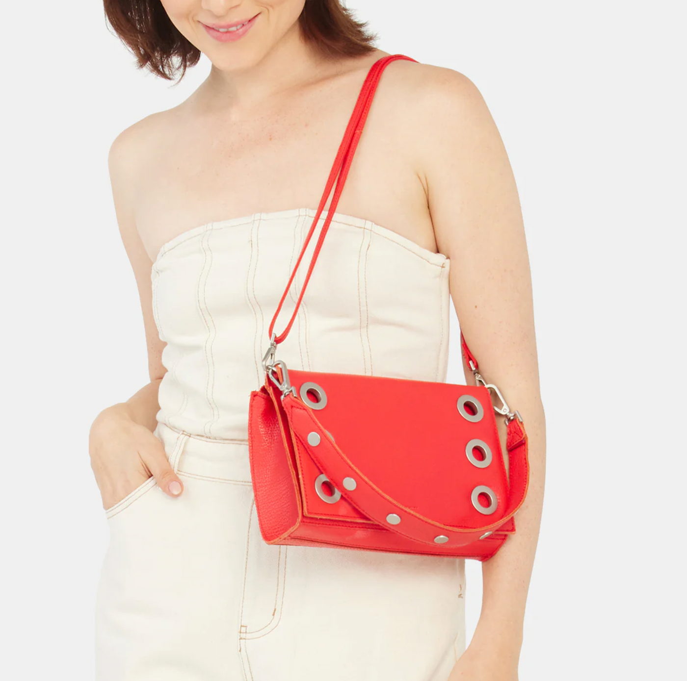 MONTANA CLUTCH SML LIGHTHOUSE RED