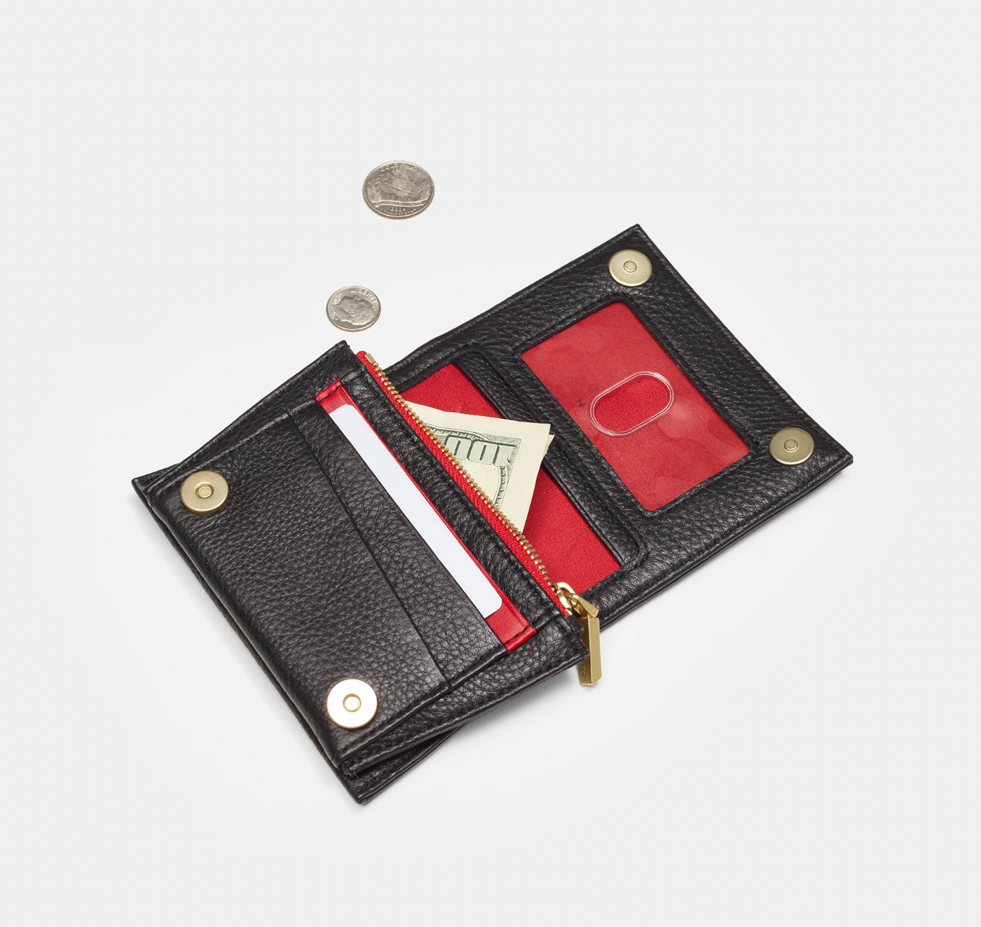 ALLEN WALLET GOLD BLACK