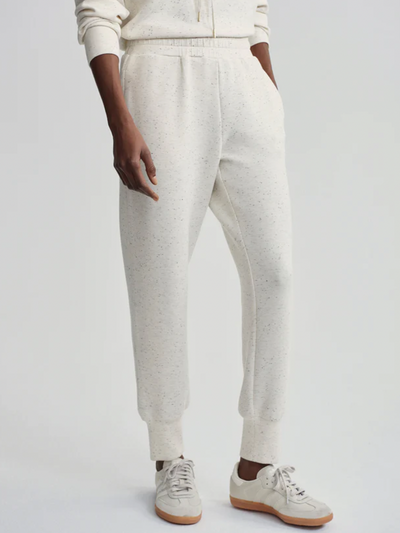 SLIM CUFF PANT IVORY MARL