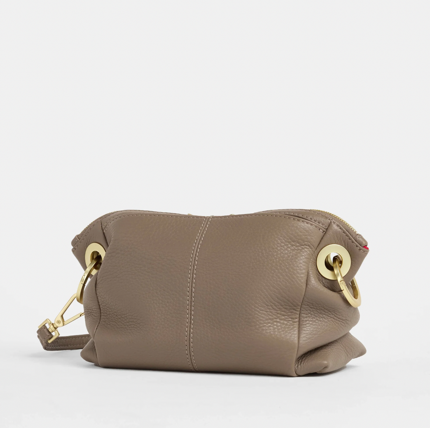 DANIEL CROSSBODY SML SCULPTED TAUPE