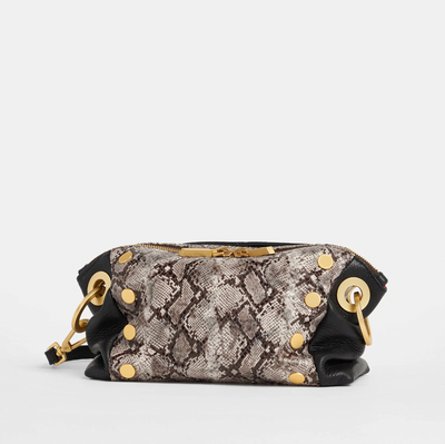 DANIEL CROSSBODY SML CONTRAST SNAKE