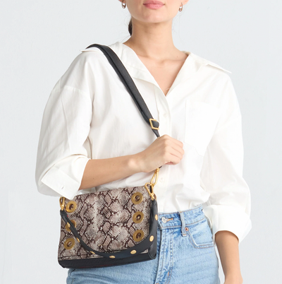 MONTANA CLUTCH SML CONTRAST SNAKE